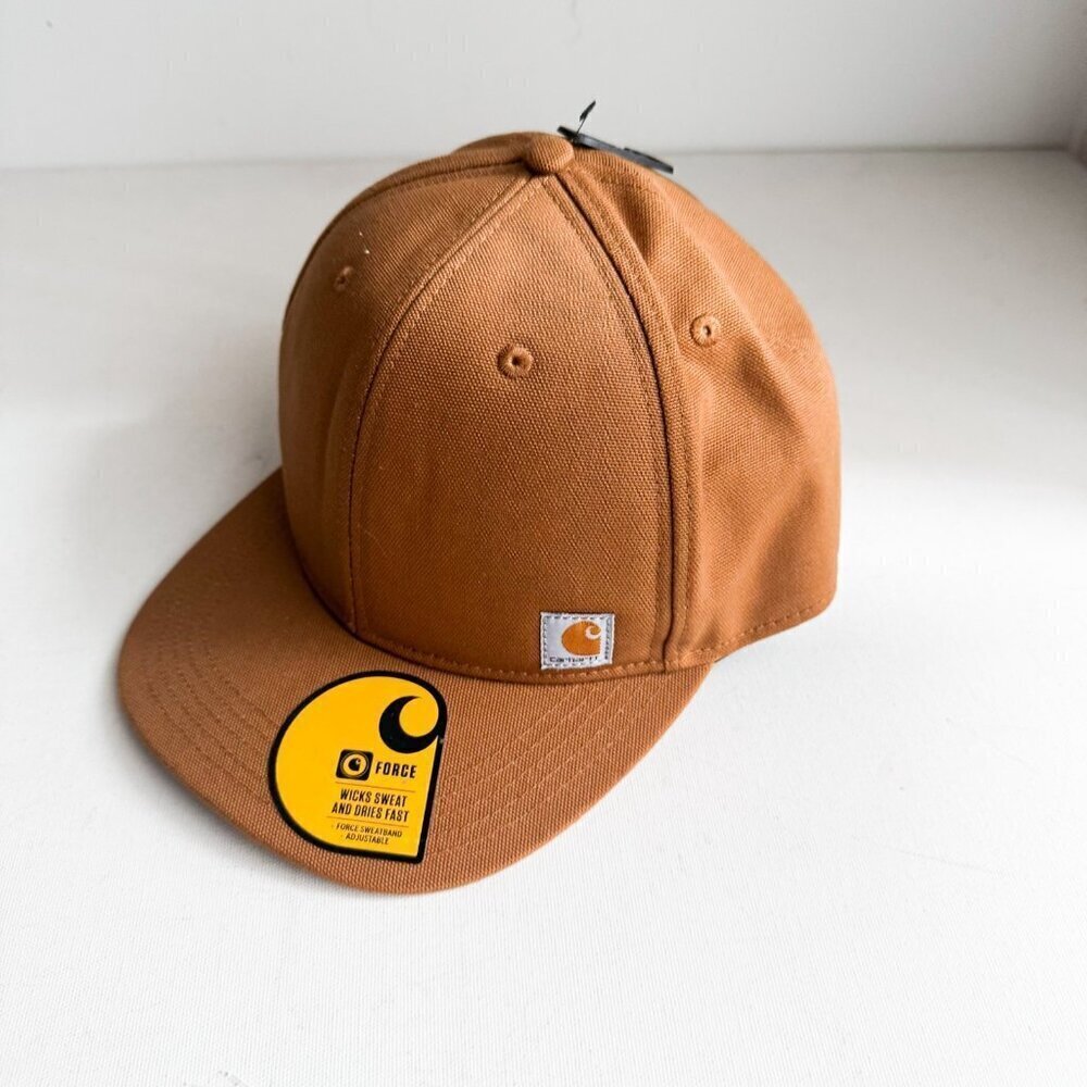 Carhartt Beige Brown Baseball Cap NEW
